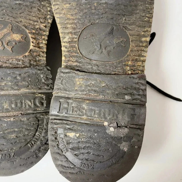 Heschung Suede Black Low Top Oxford Lace Up Shoes - Picture 13 of 14